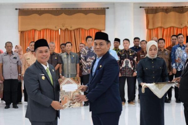 Bupati PMA Lantik Sekda & 3 Kepala OPD Palas, Pertama Terapkan SIMATA di Sumut