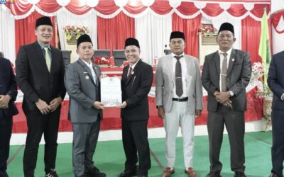 Paripurna DPRD: Bupati Putra Serahkan Raperda Pertanggungjawaban APBD 2025 ke DPRD