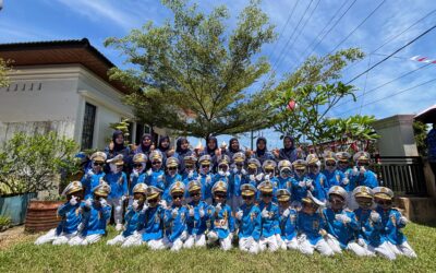 Aksi Menggemaskan Devile Cilik TK Al Hijrah, Sukses Hibur Masyarakat dan Forkopimcam Linggabayu