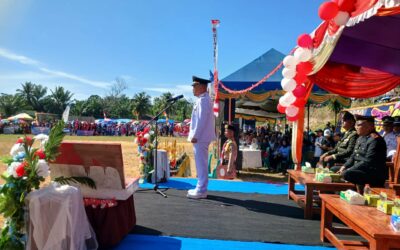 Semarak Kemerdekaan, Camat Sinunukan Pimpin Upacara HUT ke-81 RI di Lapangan Widodaren