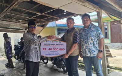 Dukung Nelayan Tradisional, PTPN IV Regional II Serahkan Bantuan Renovasi Dermaga Kuala Batahan